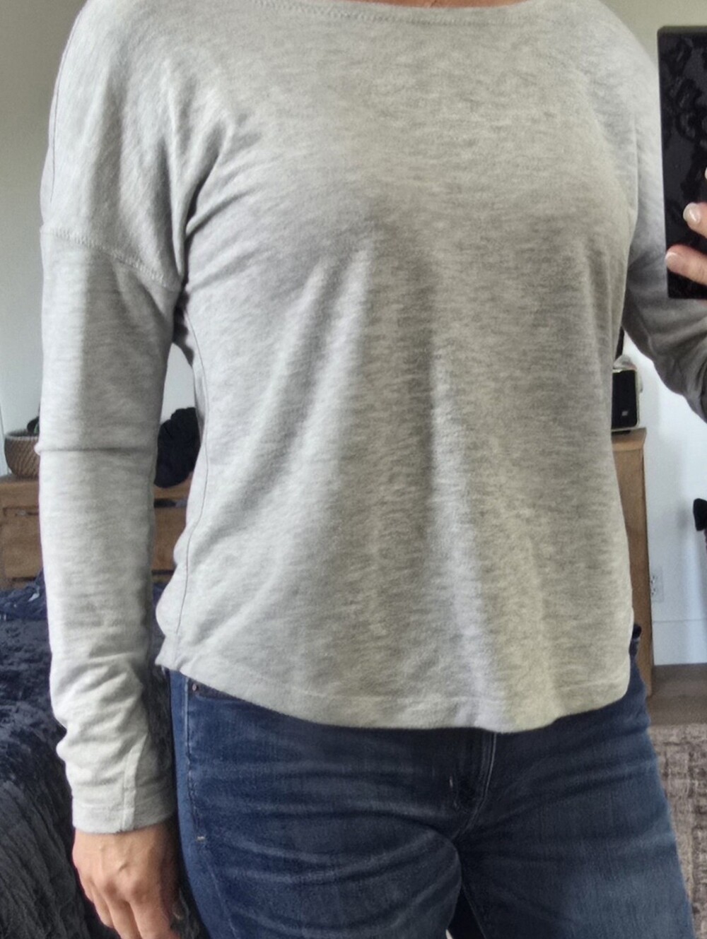 Light Gray Crewneck Sweatshirt